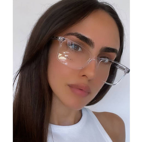 NEW Prada PR14WVF Frames in Crystal Transparent - Picture 1 of 11